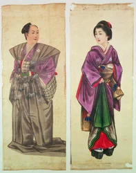 Dos figuras japonesas